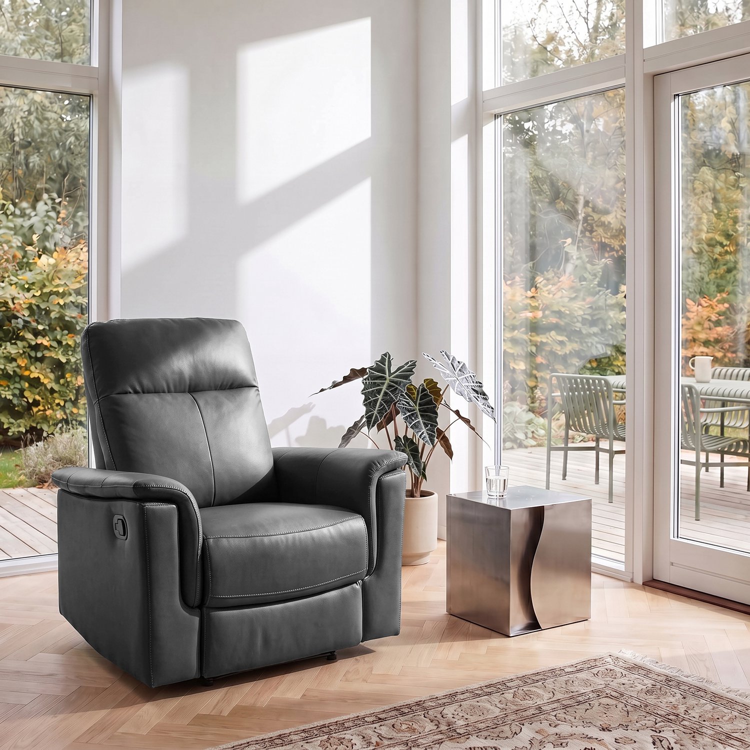 Notio Living Southbrook-Relaxfauteuil Manuel Grijs