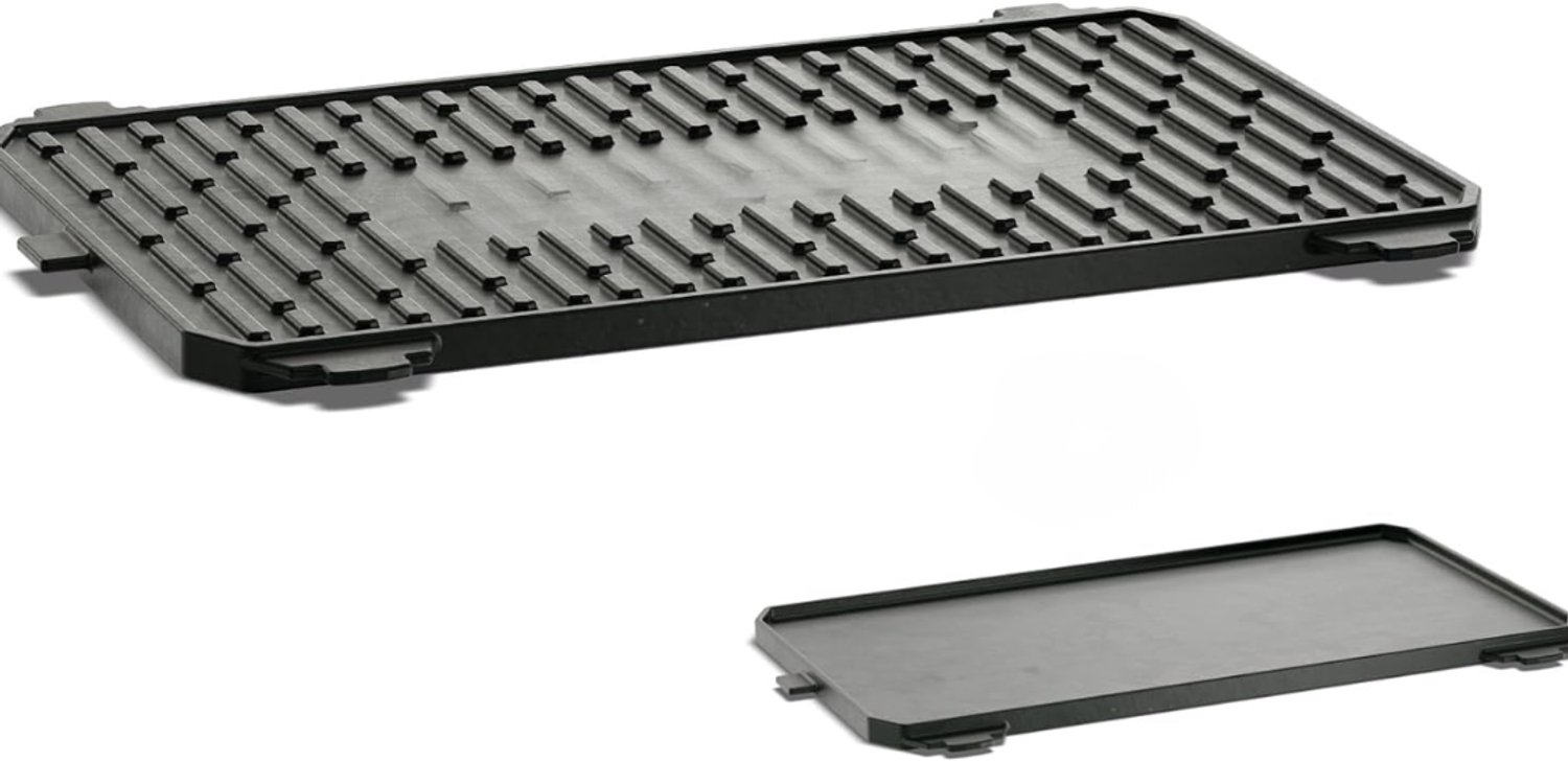 Grillplaat Inductie - Bakplaat - Gietijzer - Zwart