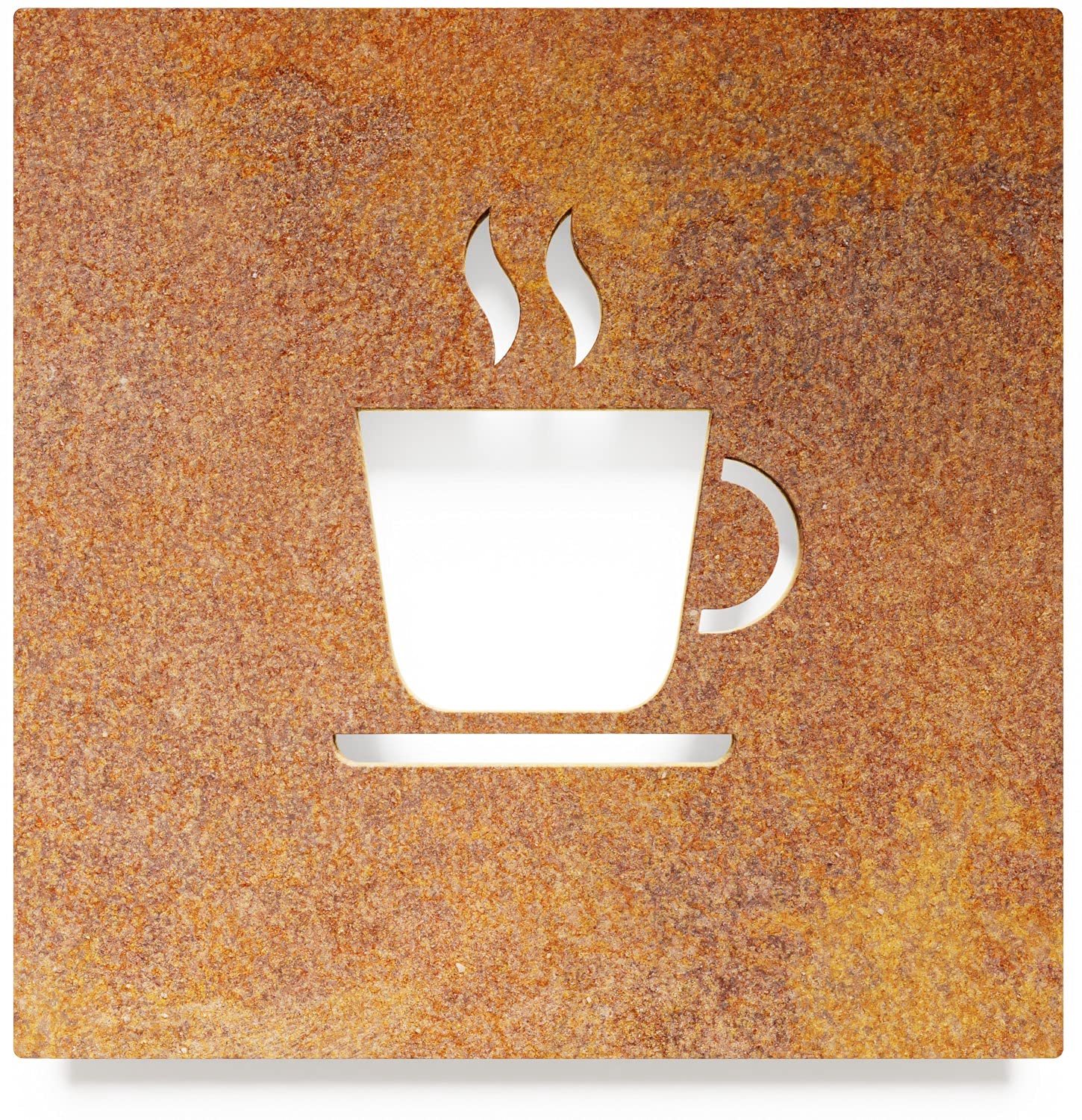 Vintage Waarschuwingsbord voor Café - Retro Design