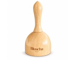 Bluscha® – Houten Massagecup – Maderotherapie Cup – Massagebeker – Houten Massagetool – Lichaamsmassager – Anti-Cellulite Massage Tool – Lymfedrainage Massage – Wood Therapy Cup – 17 cm – Inclusief Opbergzakje