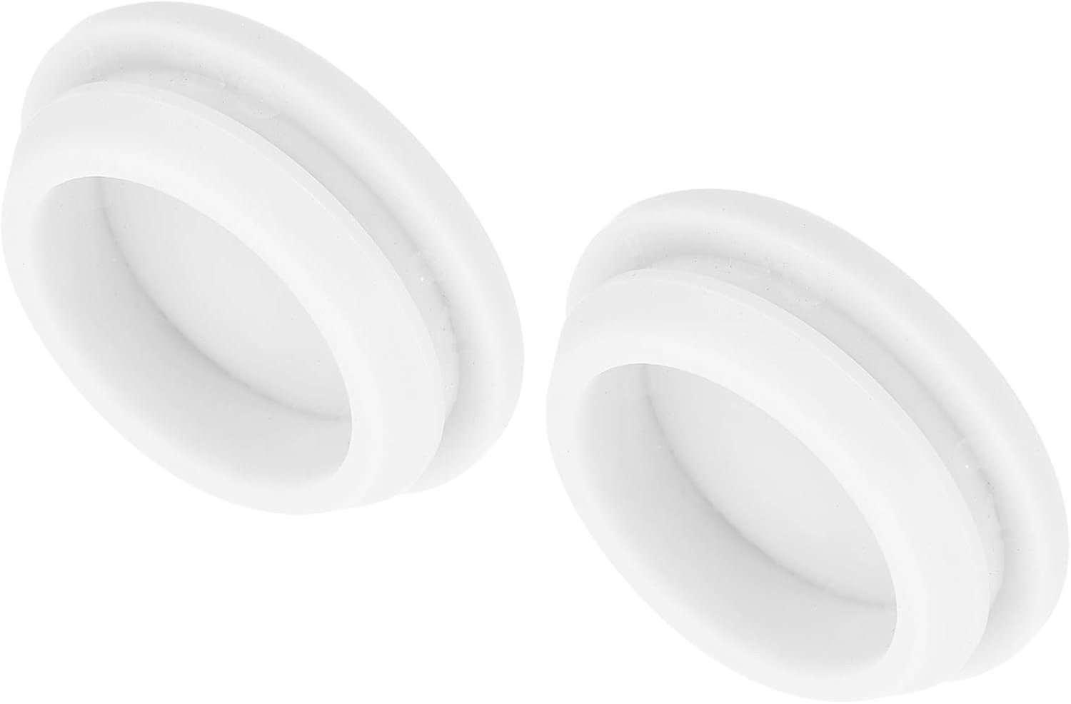 Siliconen stoppen 27 mm - wit - ronde afdichting - voor kabeldoorvoeringen - 2 stuks - ServiceTopper
