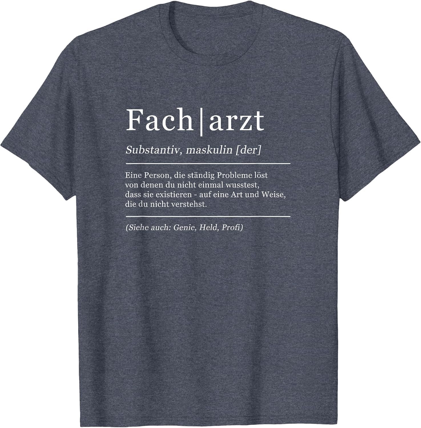 T-shirt met grappige doktersspreuk
