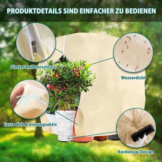 Winterbescherming voor planten 140x200 cm — afbeelding 2