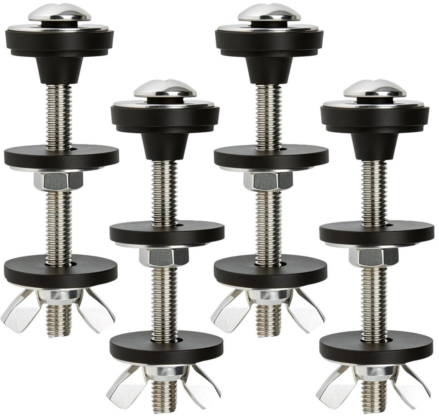 4 Stuks RVS Schroeven voor Spoelbak en WC Montage
