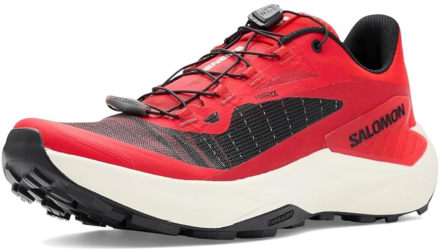 SALOMON GENESIS - Trail running schoenen - Heren - Fiery Red - 46.2/3