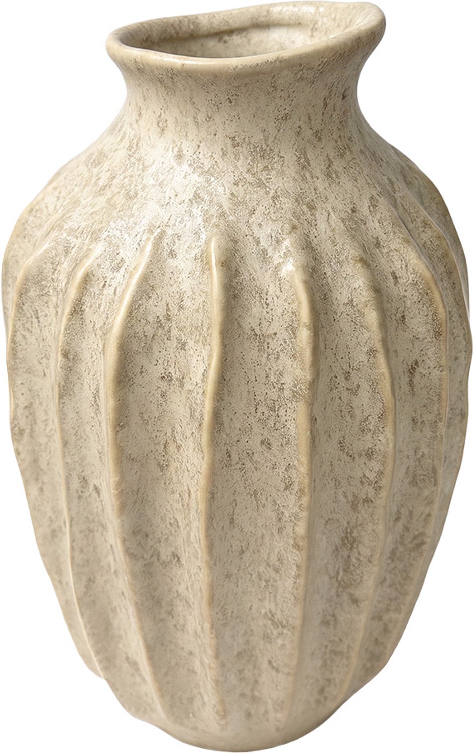 Clayre & Eef Vaas Beige Keramiek