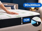 Surmatelas Premium Komfort - Surmatelas - Mousse à Mémoire de Forme Gel - 7 cm - Respirant - Convient à chaque type de corps