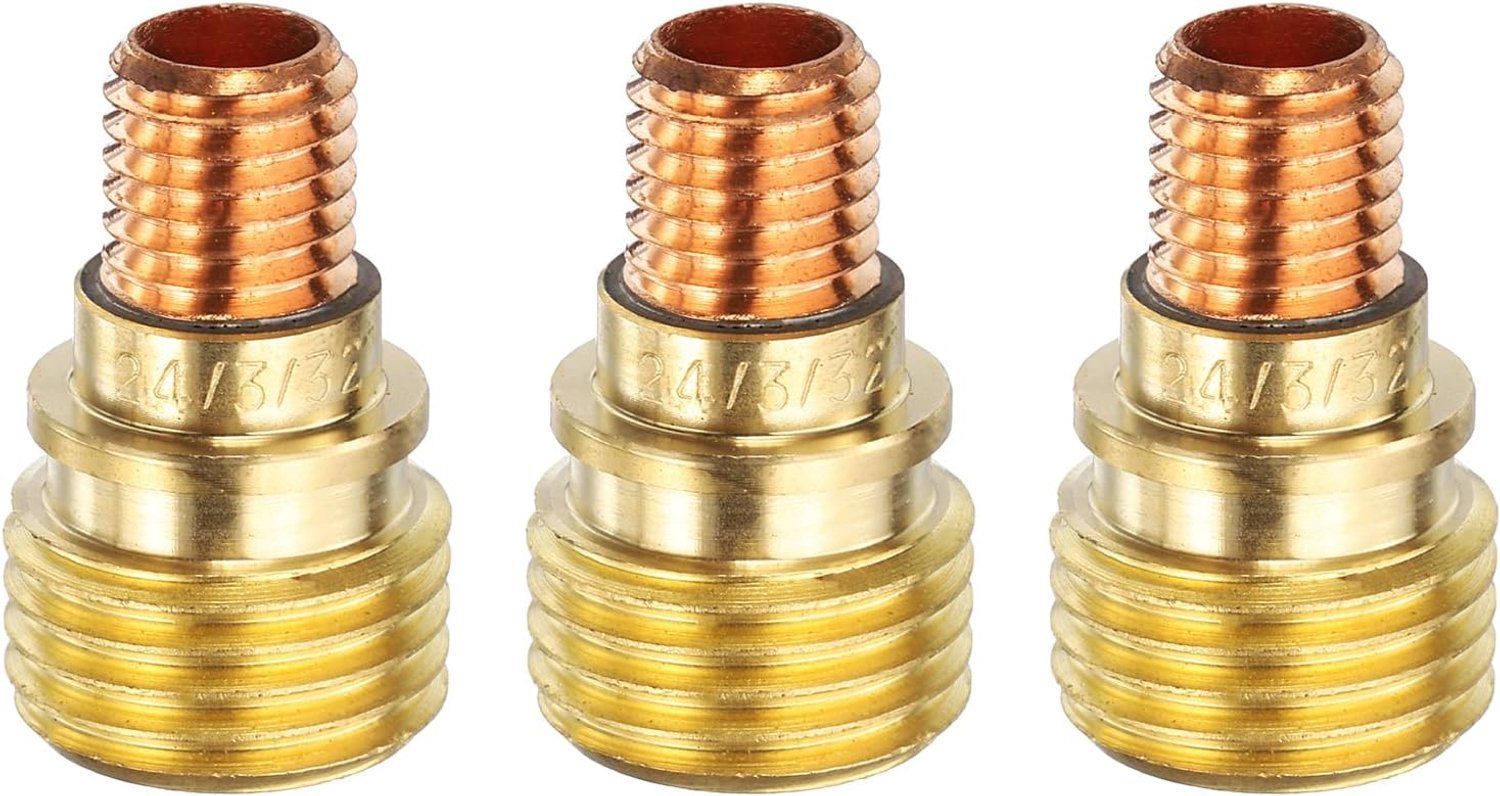 Gaslenzen 3 stuks 45V44 - 3/32 inch - robuust koper - lange levensduur - ServiceTopper