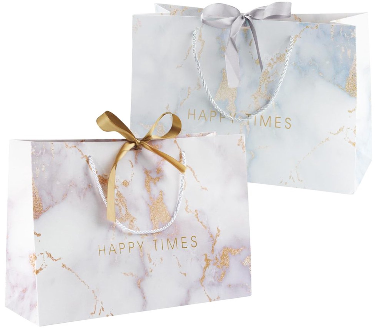 Set van 2 Marmeren Cadeautasjes met Handvat