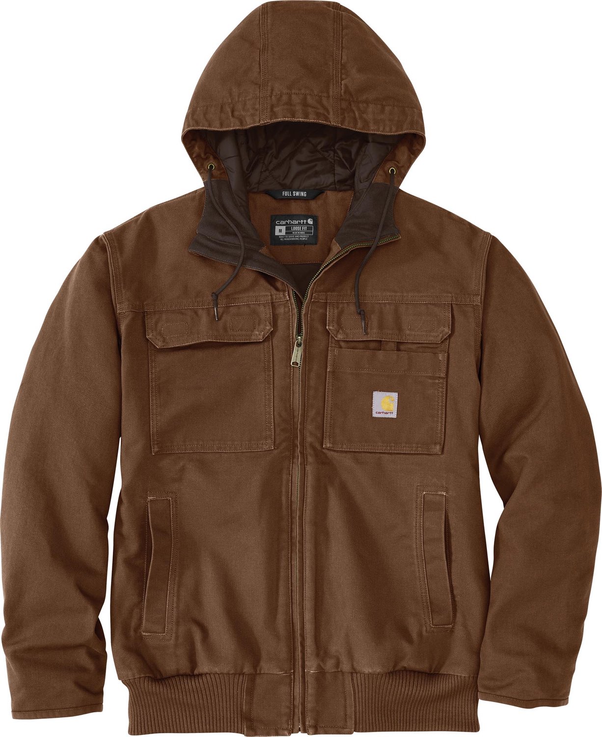 Carhartt Washed Duck Bartlett Active Jas Rood