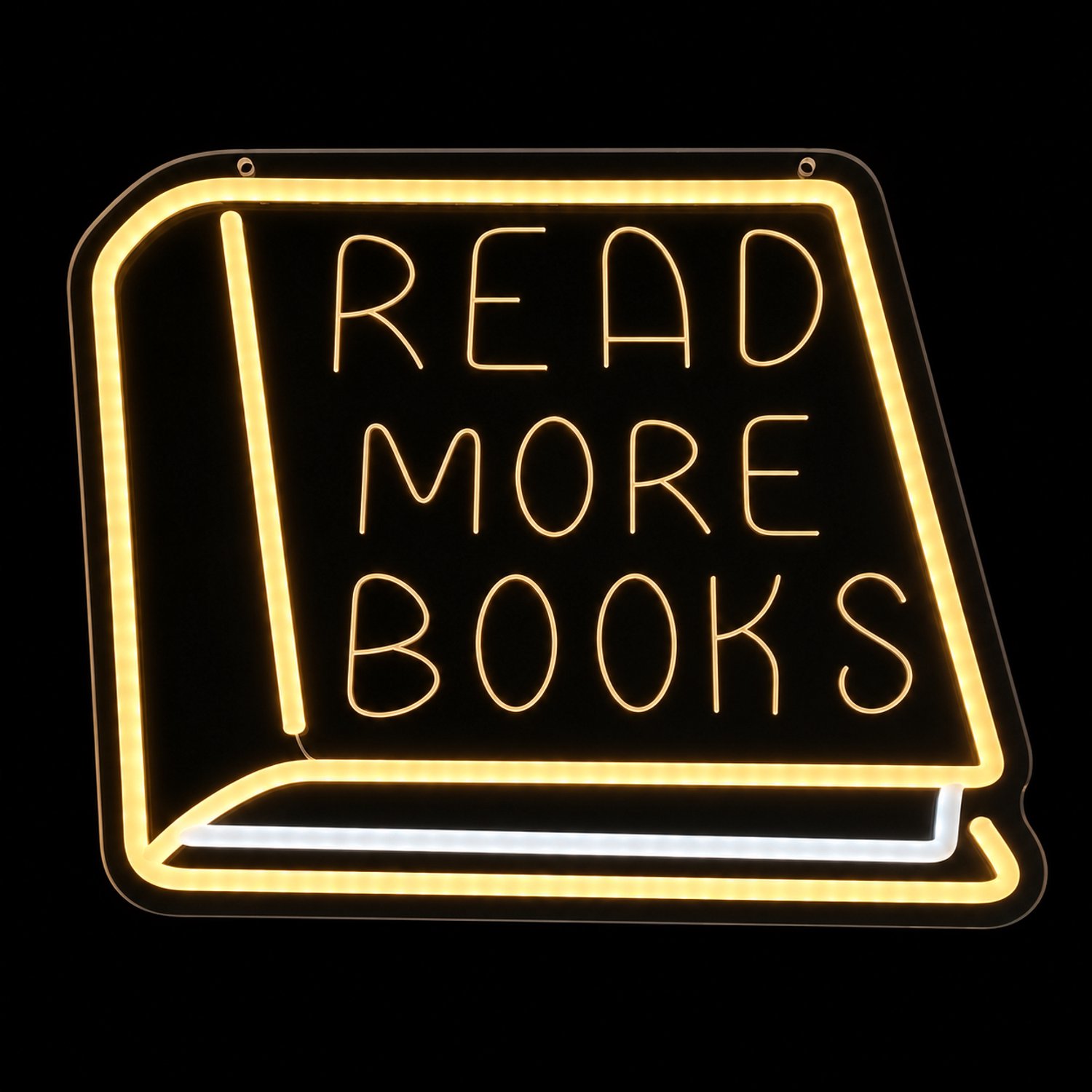 Neon Lamp - Read More Books - Dimbaar - Incl. Ophangmateriaal - Neon Sign - LED Lamp - Verlichting - Wandlamp