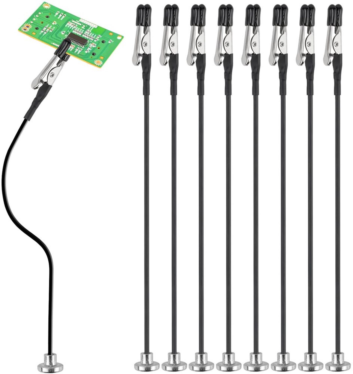 Derde Hand Soldering met Magnetische Basis, 8 Stuks