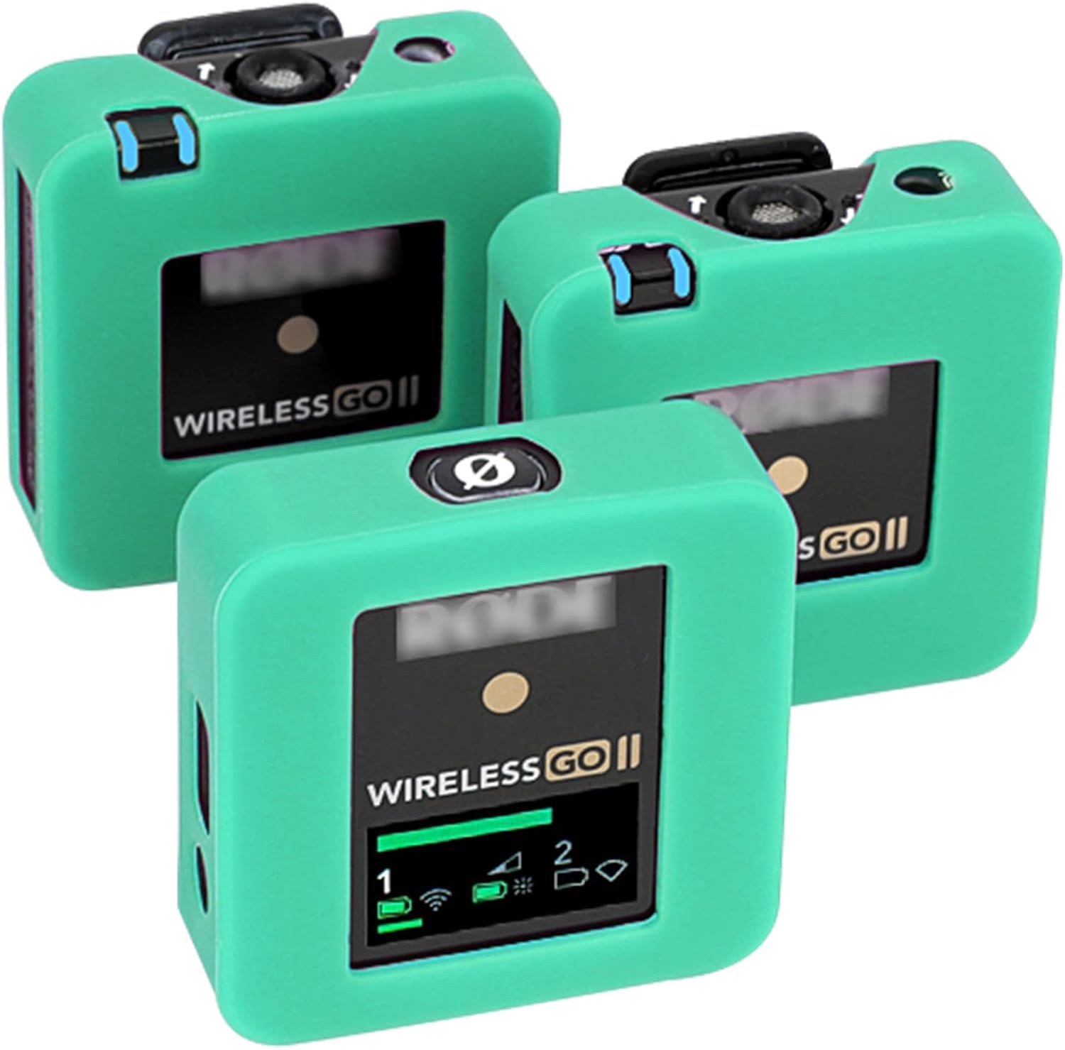 Siliconen hoes voor Rode Wireless Go II microfoon - geschikt voor bescherming - duurzaam en schokbestendig - m-winkel