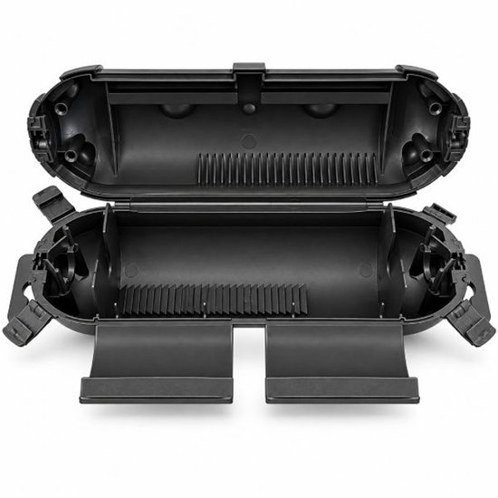 Grodt Kabel Beschermbox Buiten – Stekker Beschermdoos voor Verlengsnoer – Spatwaterbescherming – 23 cm – Zwart — afbeelding 2