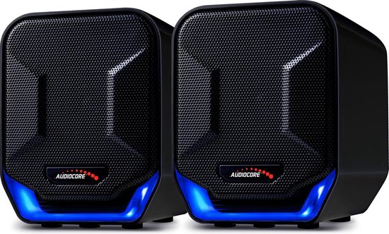 Stereo Luidsprekers Audiocore AC865 compacte luidsprekers voor computers, laptop en notebook