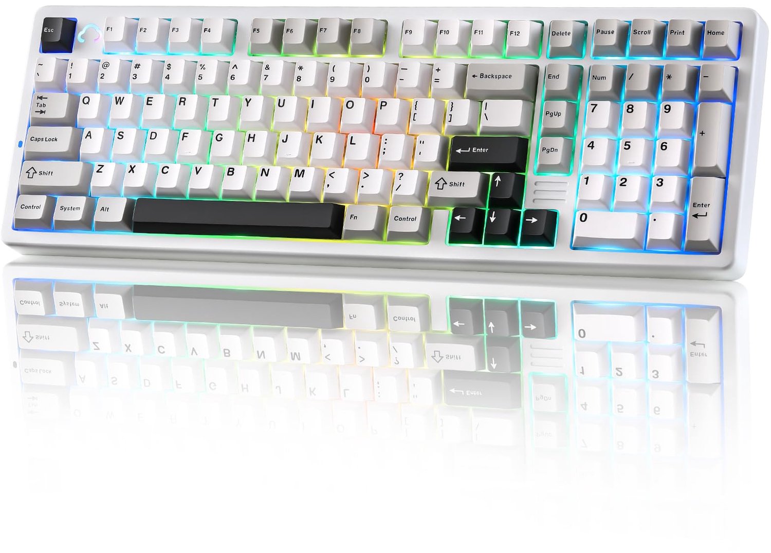 Draadloos Mechanisch Gaming Toetsenbord met Aluminium Behuizing
