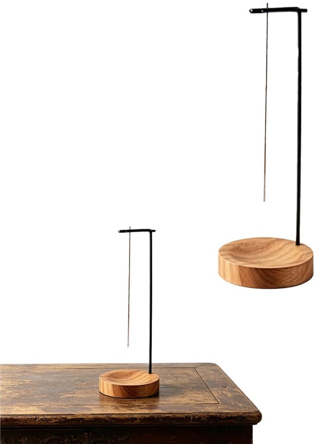Houten Wierookhouder voor Stokjes en Kegels
