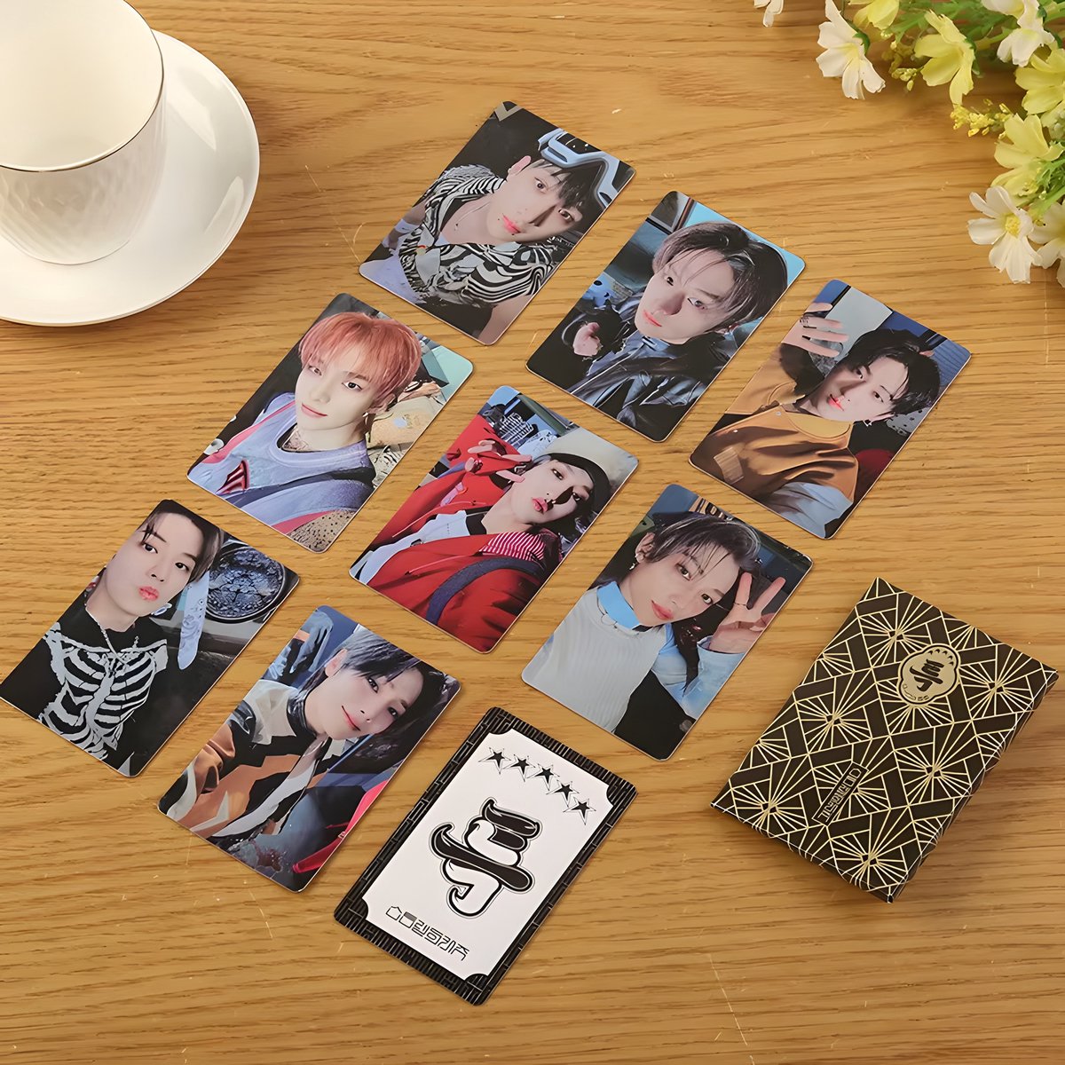KPOP Stray Kids 5-STAR The 3rd Album Photocard variant C Gold Box [Fotokaarten]