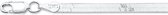 Glams Ketting Gourmet Plat 3,7 mm - Zilver