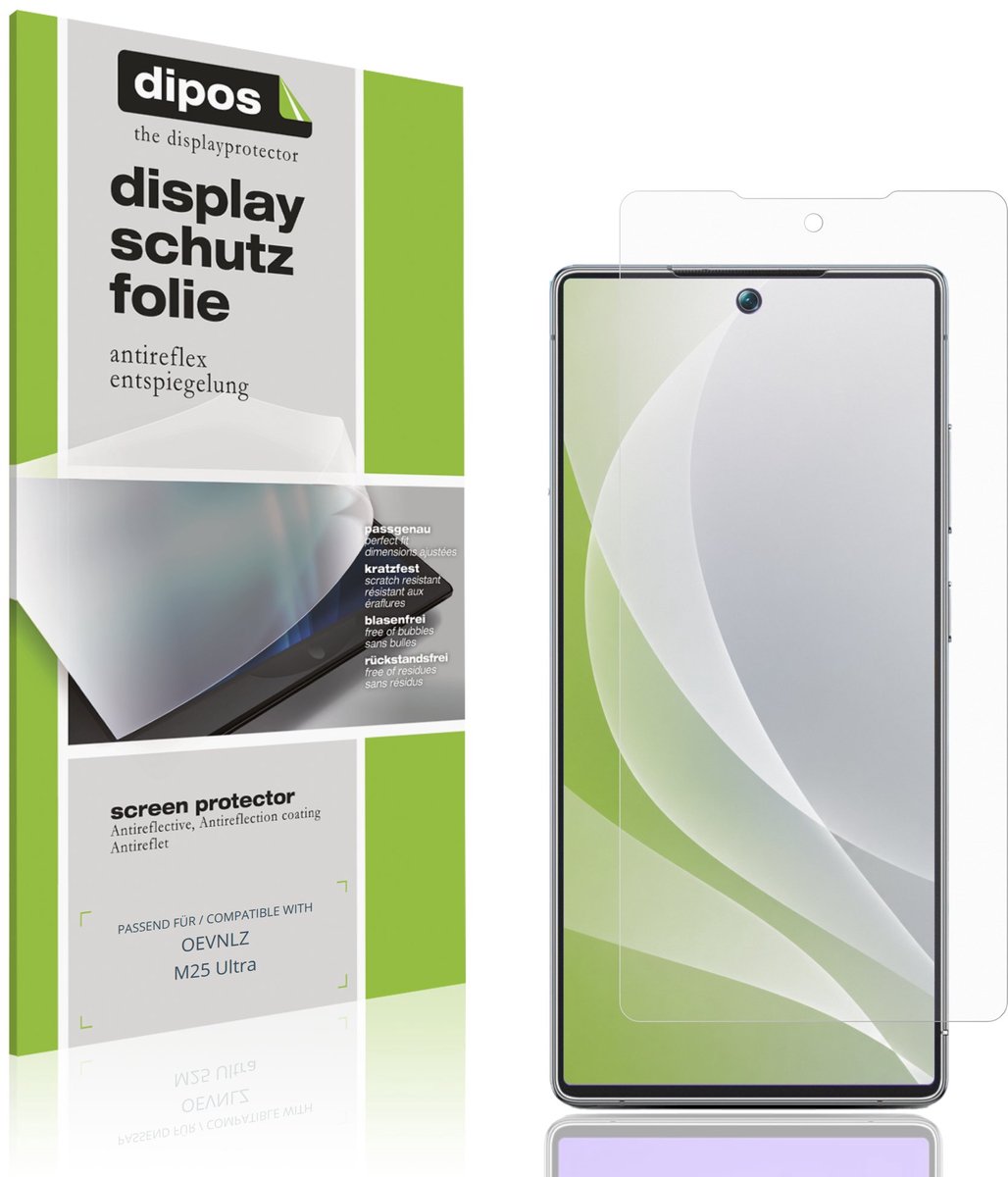 dipos – 4x Matte Beschermfolie geschikt voor OEVNLZ M25 Ultra | Krasbestendige & antireflecterende Screenprotector Ultra-Thin