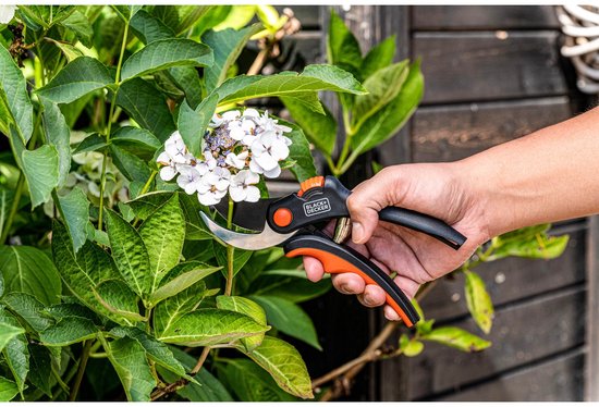 BLACK+DECKER Tuinschaar - Gehard Stalen Bladen - 13 MM - Zwart/ Oranje van Merkloos	 — afbeelding 4