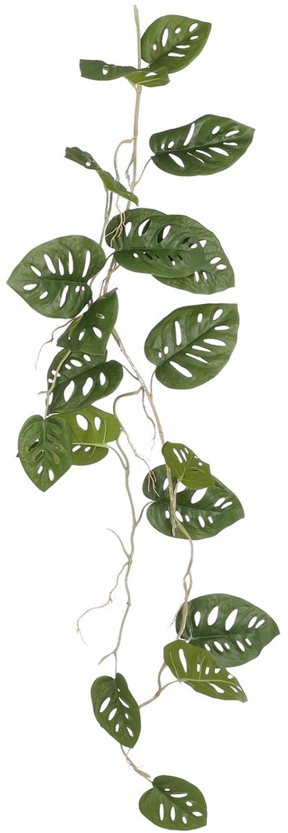 Mica Decorations Monstera Kunstplant Slinger - L115 x B34 x H10 cm - Groen