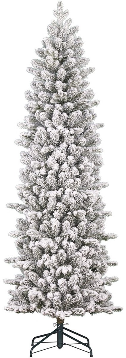 Black Box Trees Harma Smalle Kunstkerstboom - Kerstboom H260 x Ø73 cm - Groen Frosted