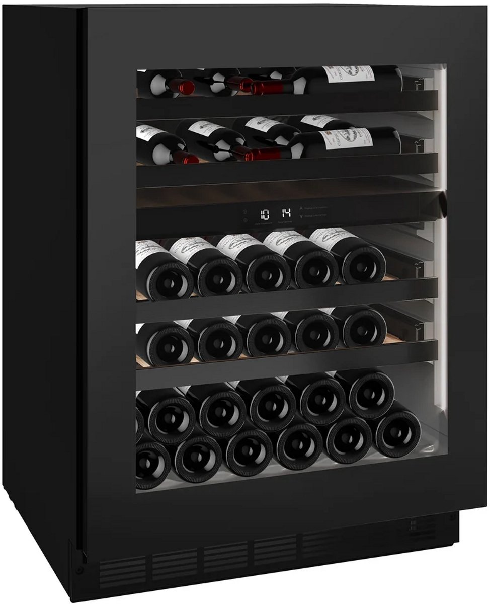 Nestor M Wine NWXS241FN2 - Luxe Wijnkoelkast – Onderbouw of Vrijstaand – 41 Flessen – Dual Zone – Push-Open – Zwart