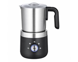 Melkopschuimer 300 ml – Warm en Koud Opschuimen – 550 W – RVS – Warme Chocolademelkfunctie