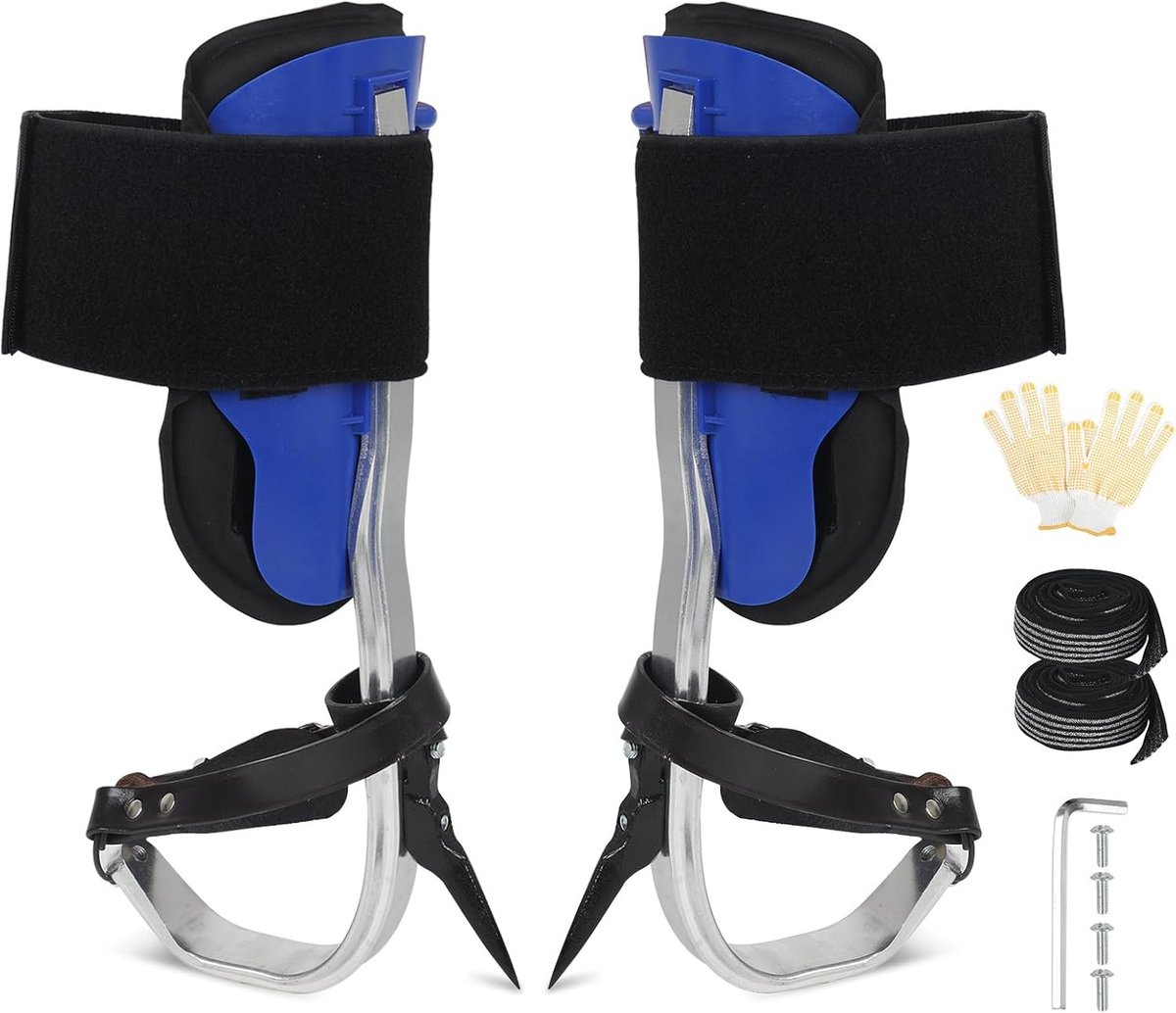 Klimmateriaal voor Bomen, Crampons voor Boomklimmen, Oefenset voor Jungle Survival en Fruitplukken