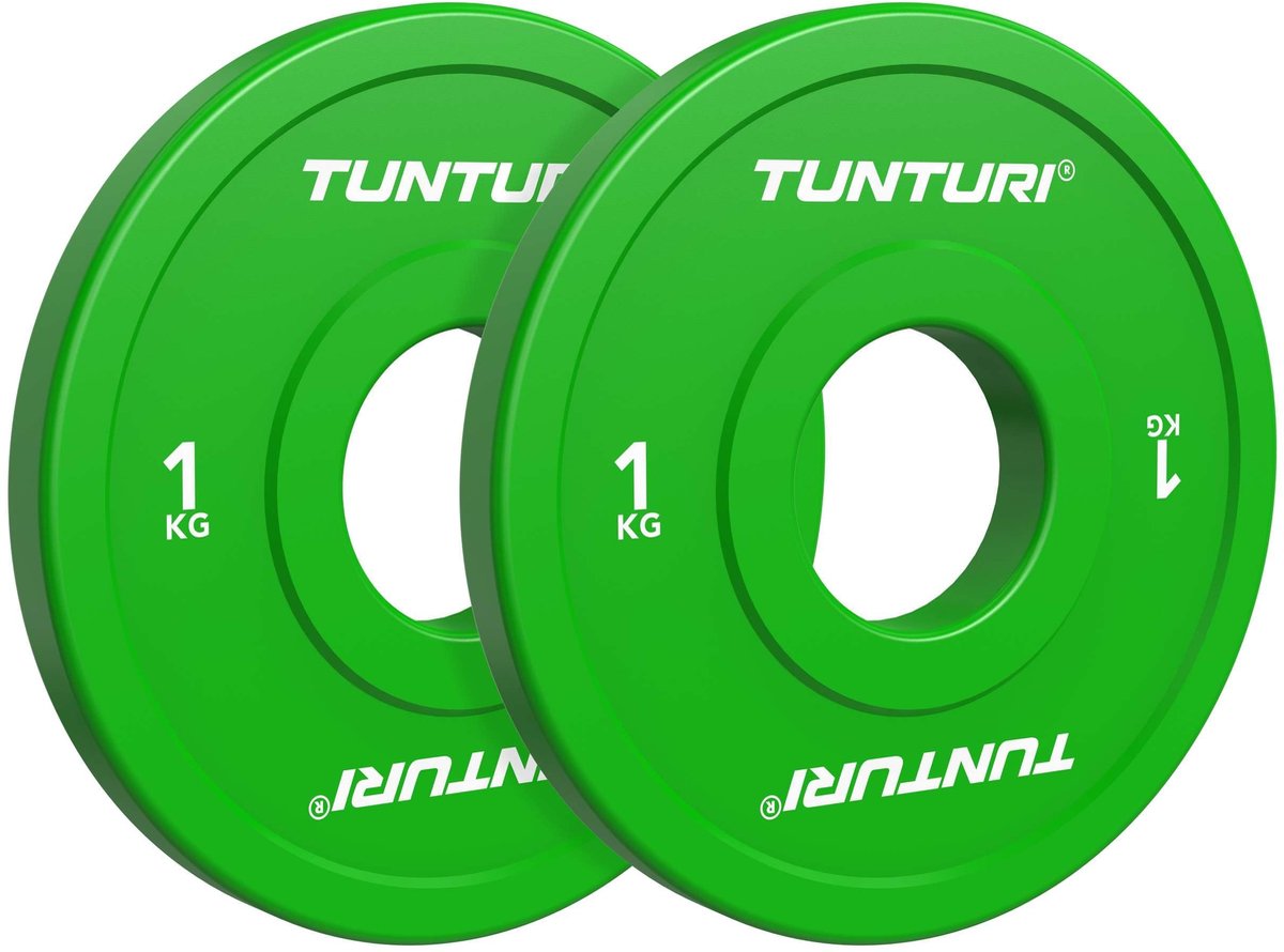 Elzusha - Fractionele Bumper Plates 0.5kg Set voor Precisietraining