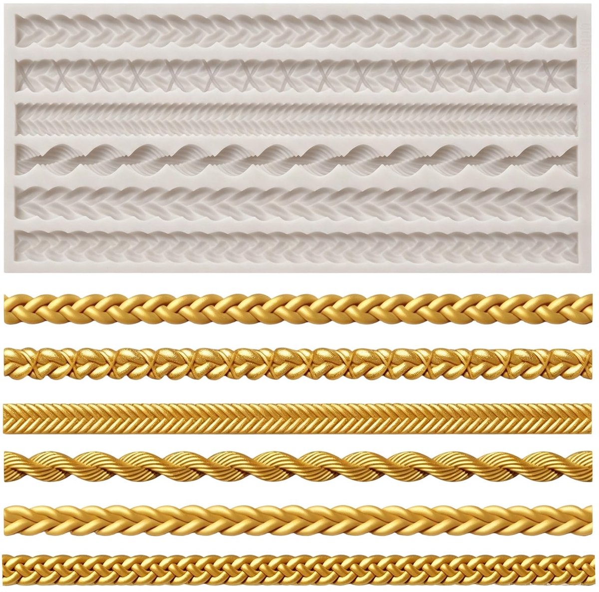 Elzusha - Silicone Bakvormen Set met Vintage Sleutels en Veertjes