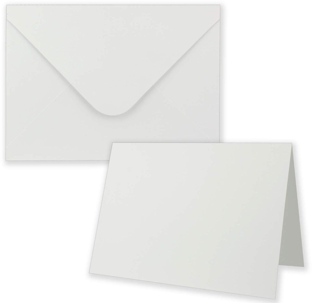 Elzusha - Vouwkaarten Set - Wit - 40 Stuks met Enveloppen