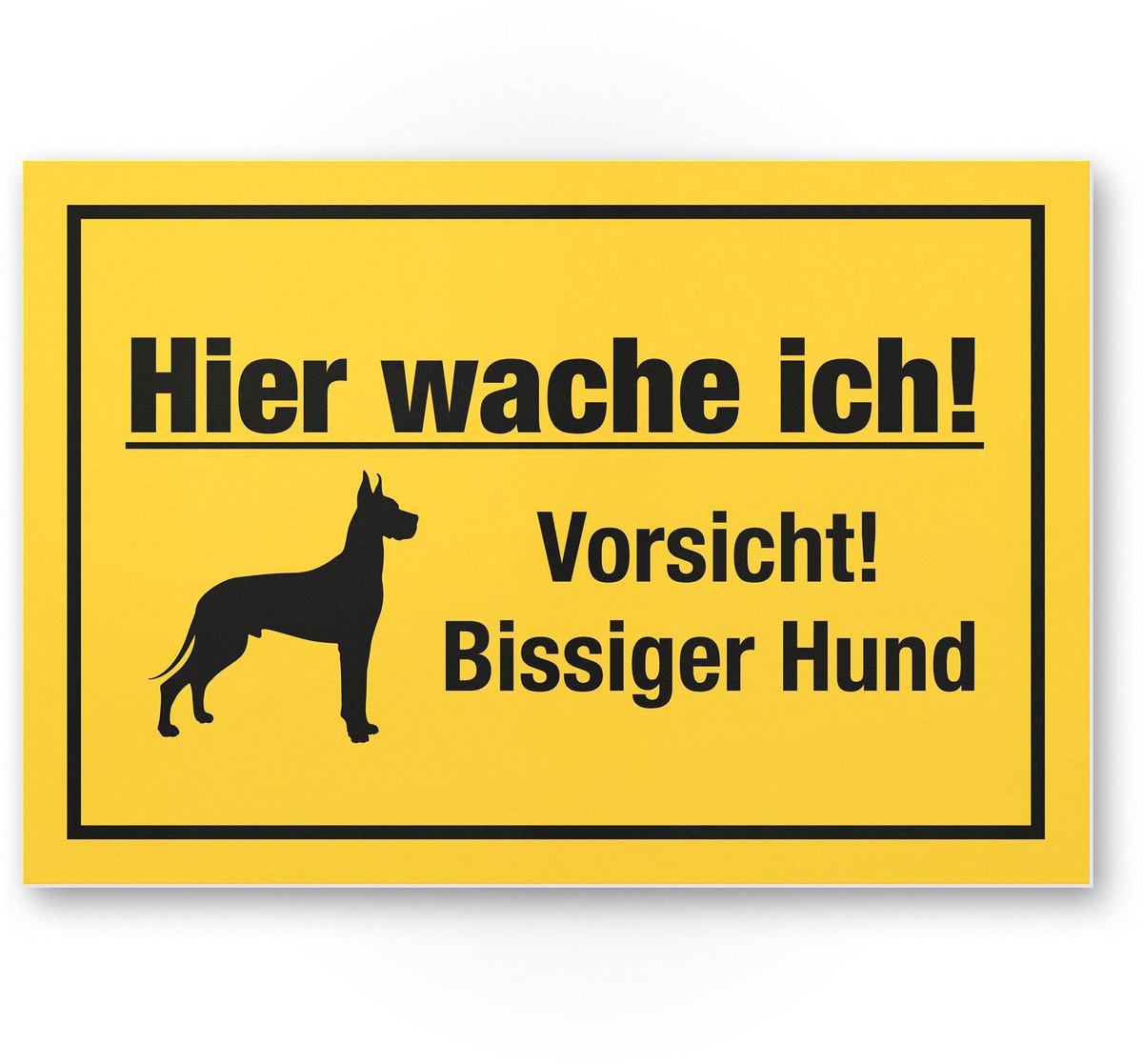 Elzusha - Waarschuwingsbord voor Honden met Inbraakbeveiliging