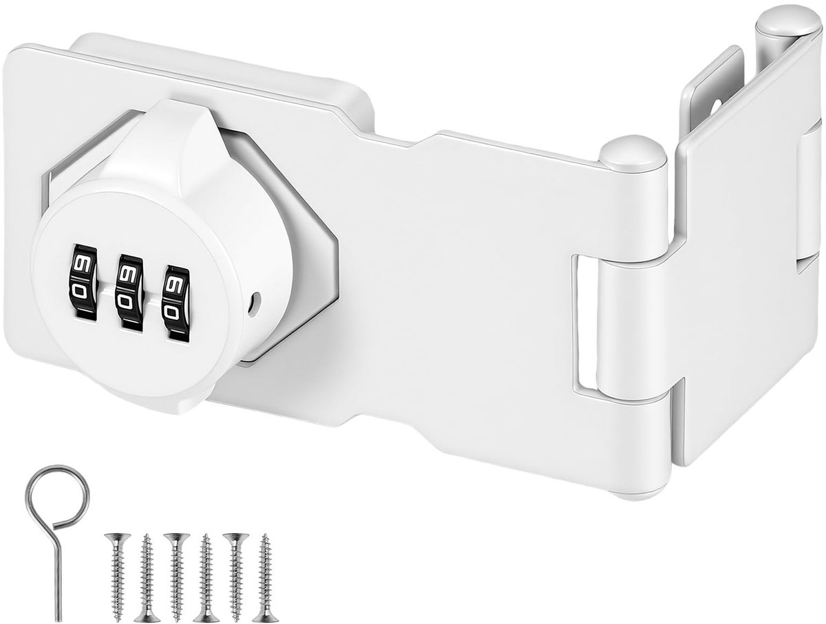 Elzusha - Mechanische Combinatielock - 3 Cijferige Witte Kluis