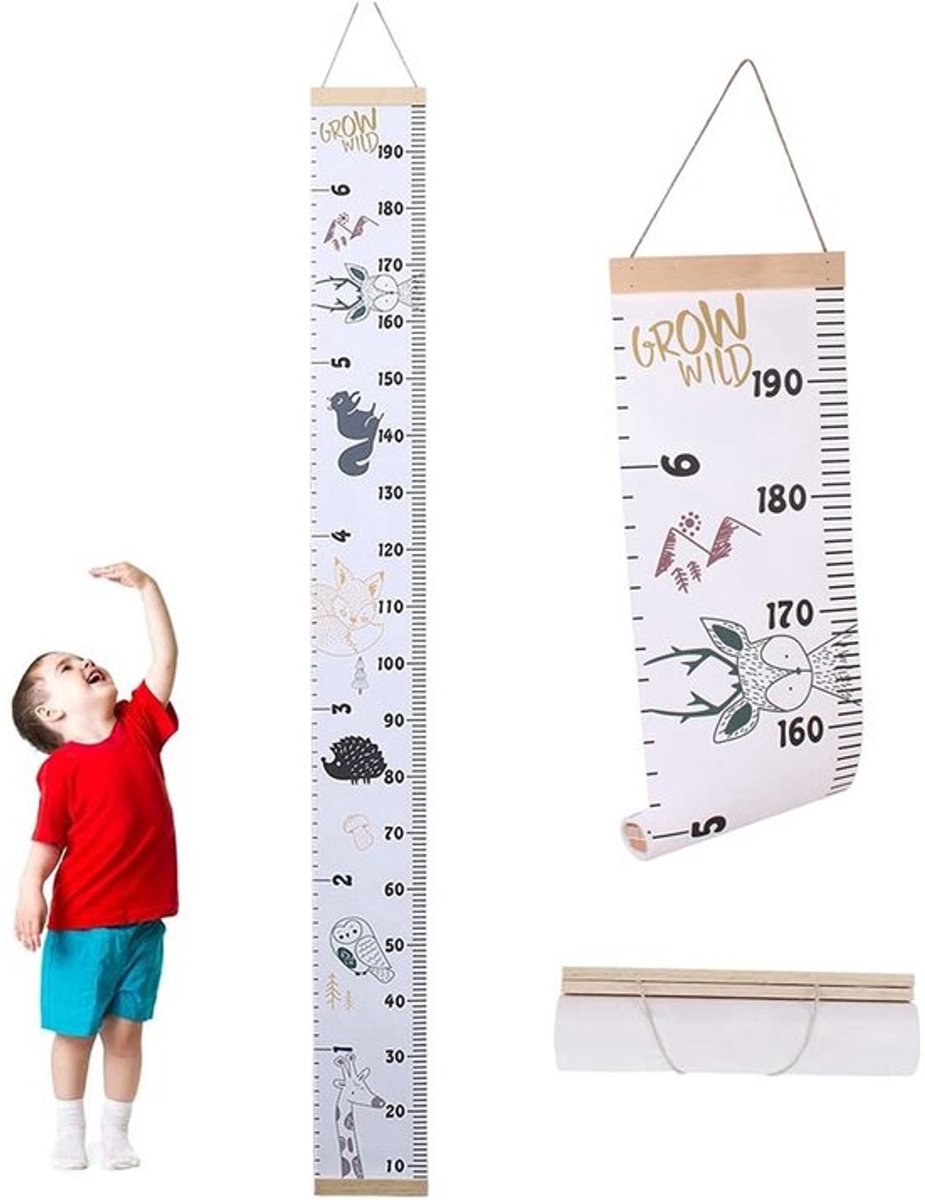 Allecto - Hoogteliniaal voor Kinderen - Groeimeter voor Kinderen