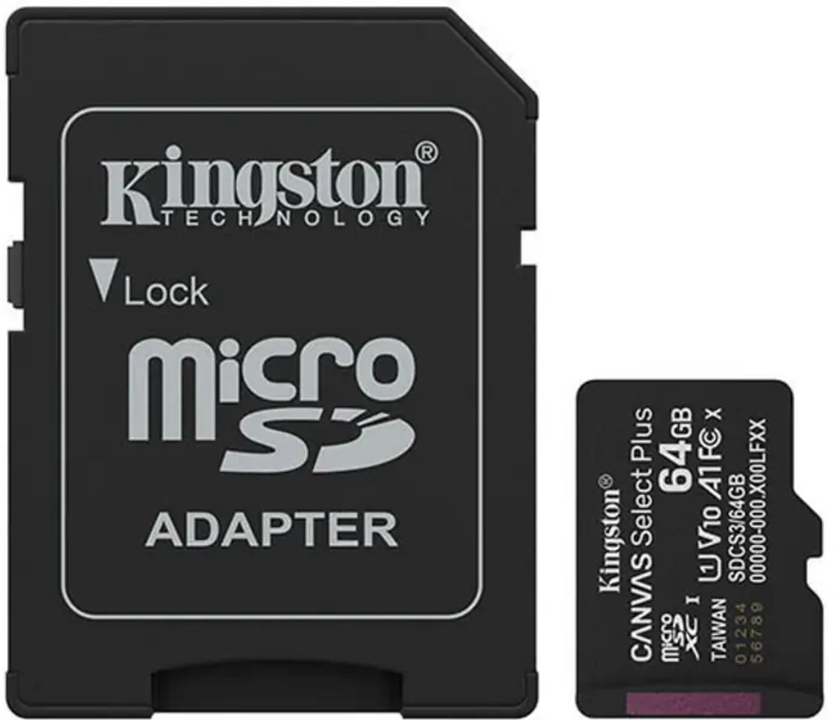 Kingston - Micro SD kaart - 64GB
