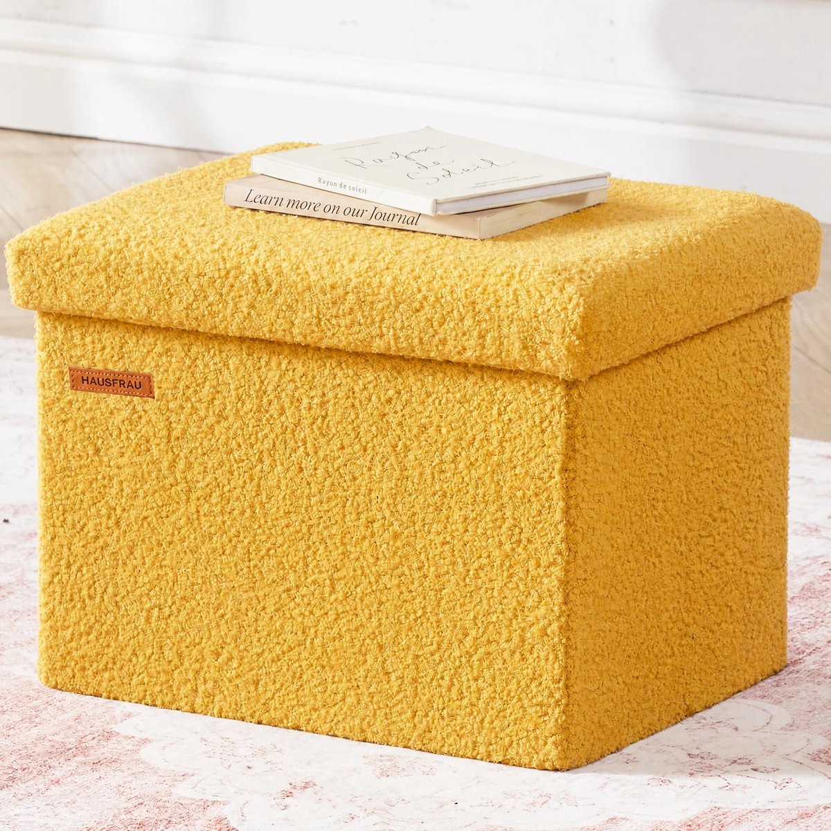 Elzusha - Pouf met Opbergruimte en Vouwfunctie voor Woonkamer en Slaapkamer