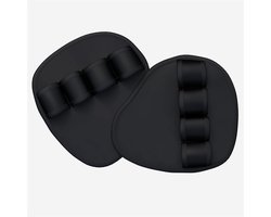 Gorilla Sports Grip Pads Set van 2 – Antislip Neopreen – 12x12 cm – Zwart