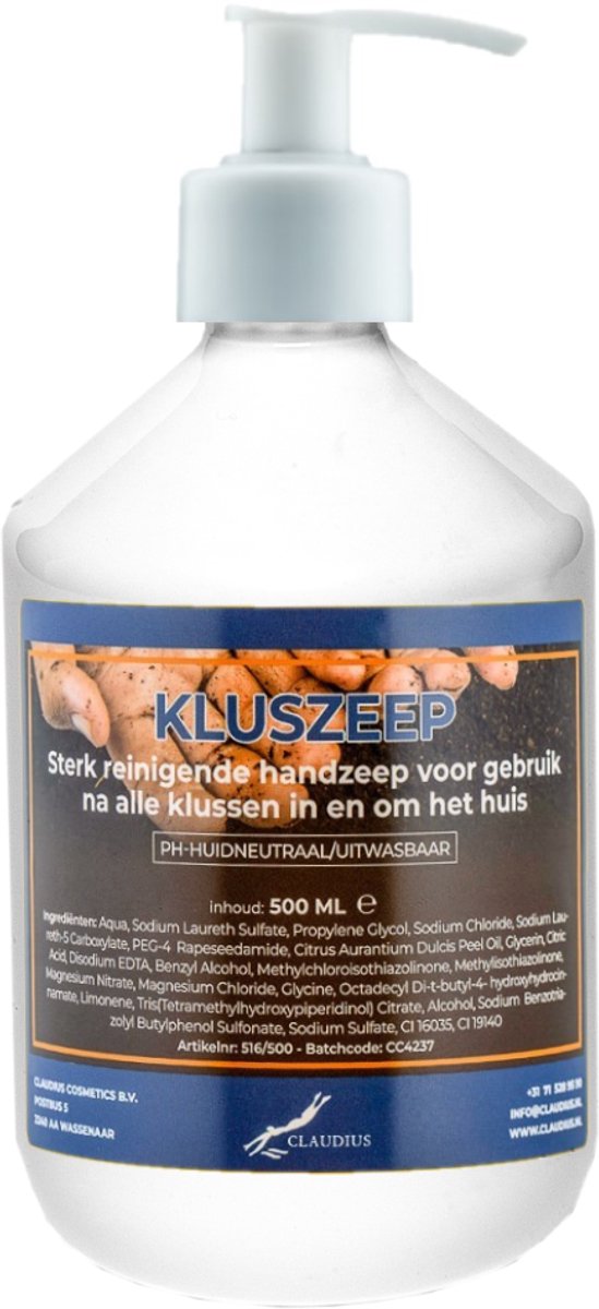 Kluszeep 500 ml - met witte pomp