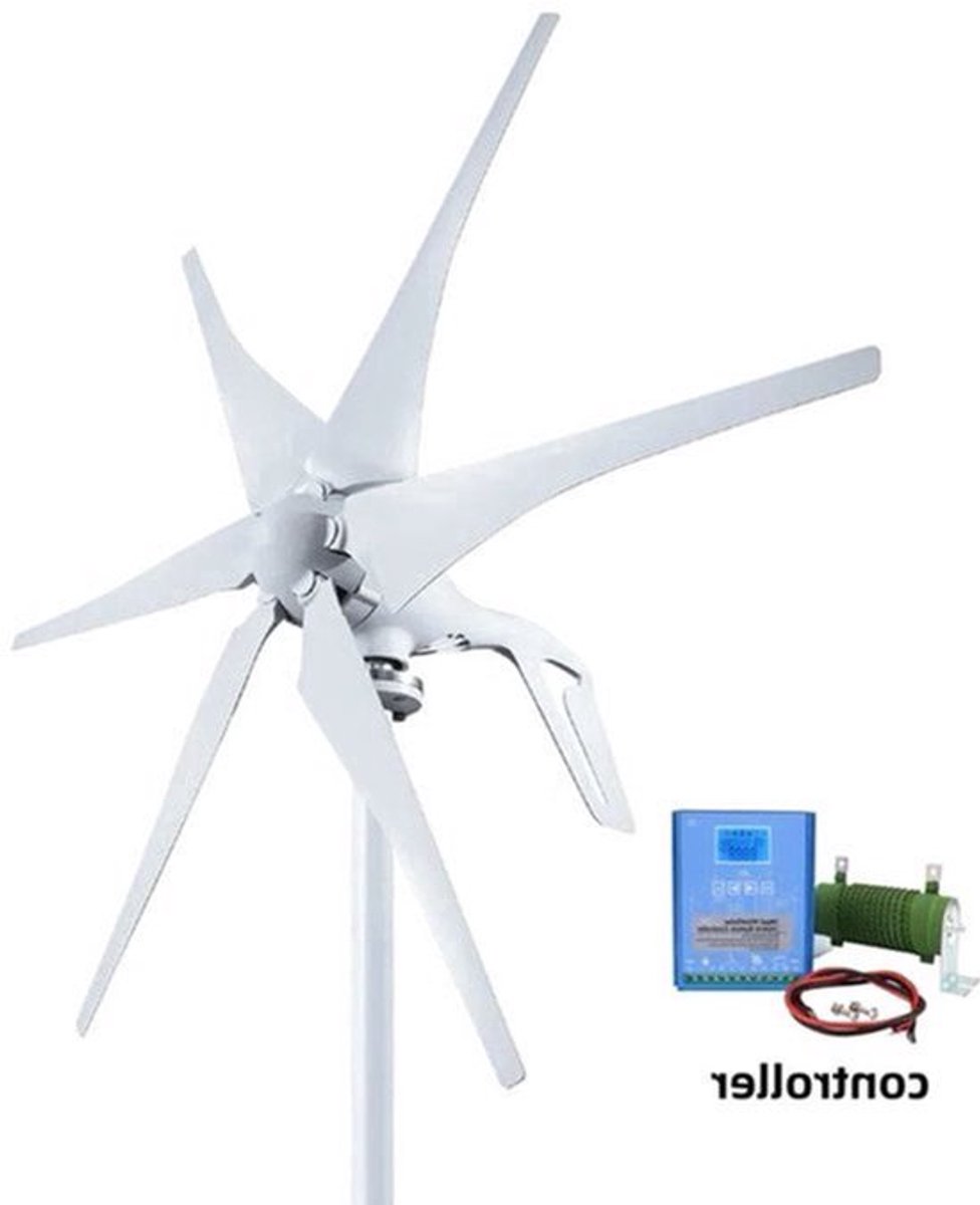 Windturbine - Windmolen - Windturbine Generator - Windenergie - 1000W - 48V - met Hybride Controller - Stille en Efficiënte Energieoplossing - voor Thuisgebruik en Off Grid Systemen