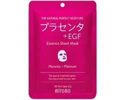 Rituals Mitomo - Placenta Platinum Masker - Japans Hydraterend Verzorgende Anti Rimpel Gezichtsmasker - Hyaluronzuur - RH-Oligopeptide1- Glycerine Face Mask - Gezichtsverzorging Vrouw - J-Beauty Skincare - 1