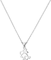 Yep! Ketting Konijn 1,1 mm 36 + 4 cm - Zilver