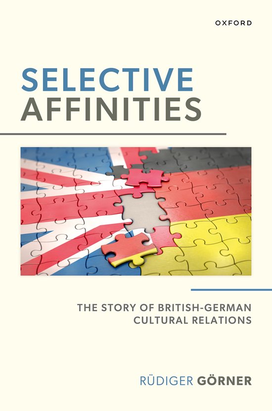 Puzzel van de Britse en Duitse vlaggen, "SELECTIVE AFFINITIES", Oxford, Rüdiger Görner