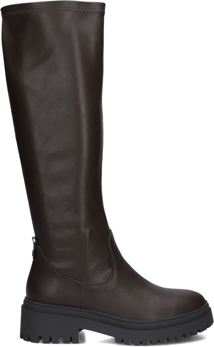 Mexx Phaedre Keto Laarzen - Leatherlook - Dames - Bruin - Maat 41