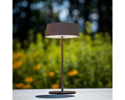 ZOLUNA Solar Tafellamp Jyp - Bruin - USB-oplaadbaar - Tot 50 branduren