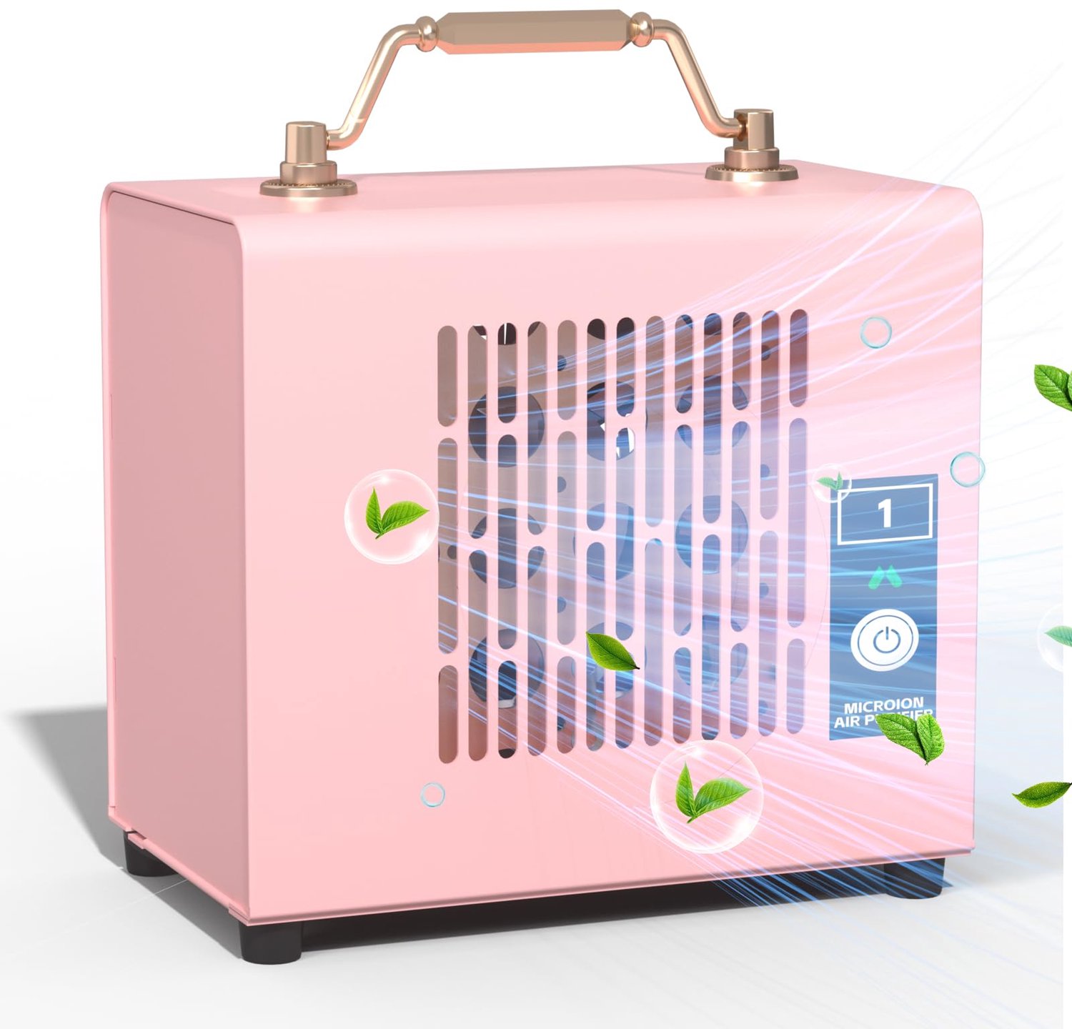 Luchtreiniger Roze - Elektrostatisch Filter - 430 m2 Oppervlak - 25 dB Geluidsniveau - Voor Slaapkamer En Kantoor