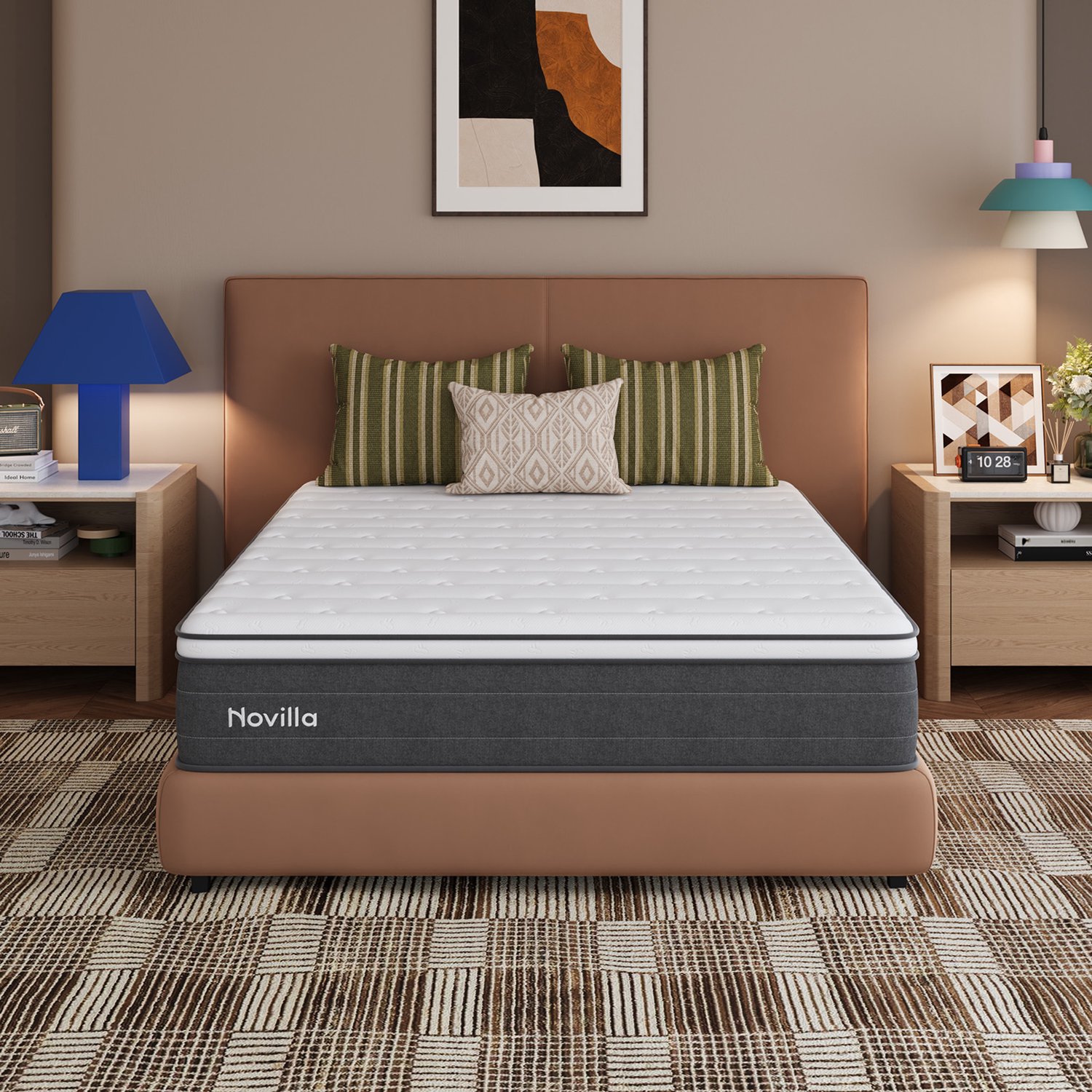 Novilla Pocketveringmatras 160x200 cm - 7 comfortzones - H3 - 25 cm Grijs