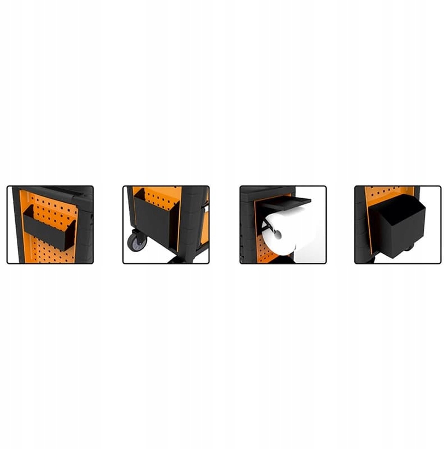 RICHMANN 4-delige Werkplaatswagen Accessoireset - Organisatie & Gemak