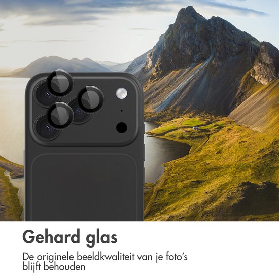 imoshion Camera Lens Protector - Geschikt voor iPhone 18 Pro/ iPhone 18 Pro Max - 2 Pack - Zwart — cadeau in Cadeau-ideeën - foto 2